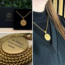 Load image into Gallery viewer, Zodiac Necklace with Personalized Engraving
